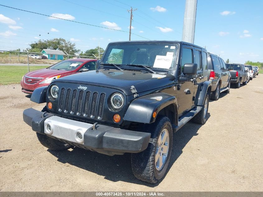 2008 Jeep Wrangler Unlimited Sahara VIN: 1J4GA59168L574580 Lot: 40573425