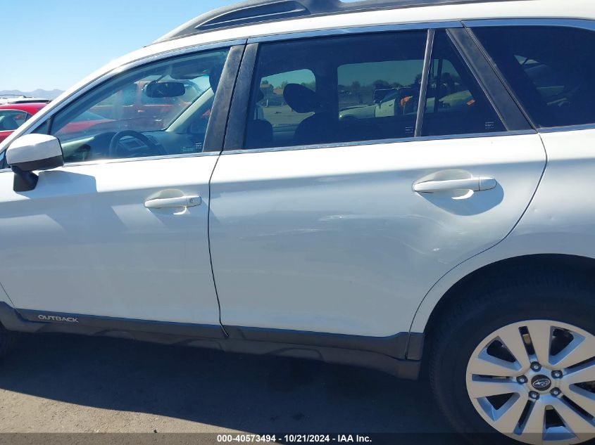 2016 Subaru Outback 2.5I Premium VIN: 4S4BSACCXG3238764 Lot: 40573494