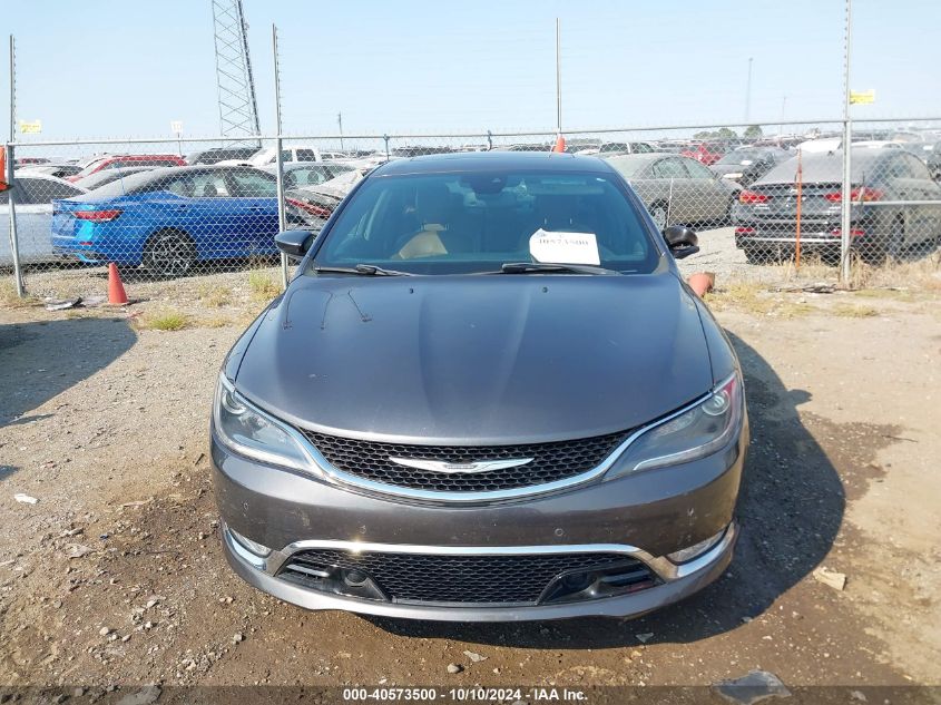 2016 Chrysler 200 C VIN: 1C3CCCEG5GN156161 Lot: 40573500