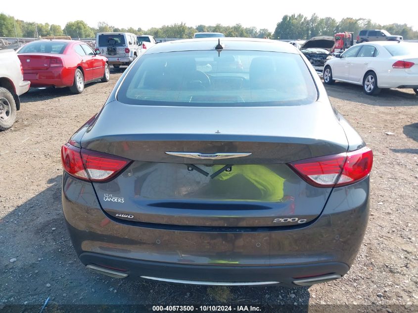 2016 Chrysler 200 C VIN: 1C3CCCEG5GN156161 Lot: 40573500