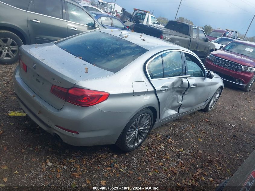 2018 BMW 530I xDrive VIN: WBAJA7C55JG908502 Lot: 40573529