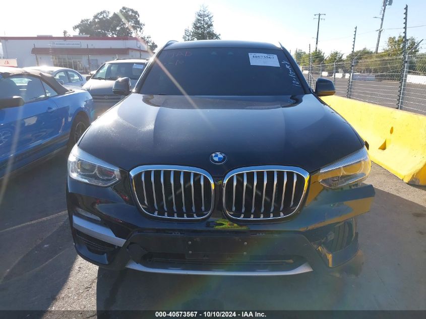 2019 BMW X3 Sdrive30I VIN: 5UXTR7C59KLR43667 Lot: 40573567