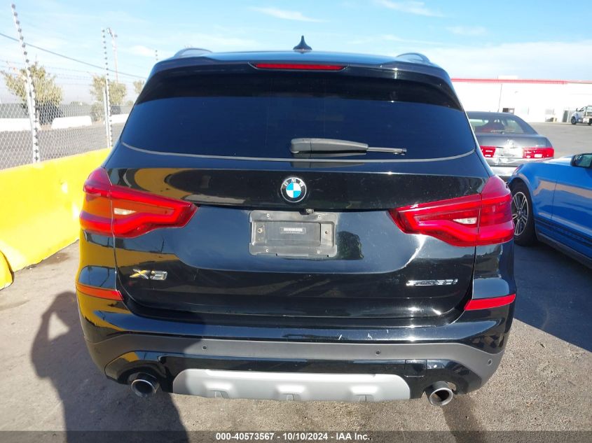 2019 BMW X3 Sdrive30I VIN: 5UXTR7C59KLR43667 Lot: 40573567