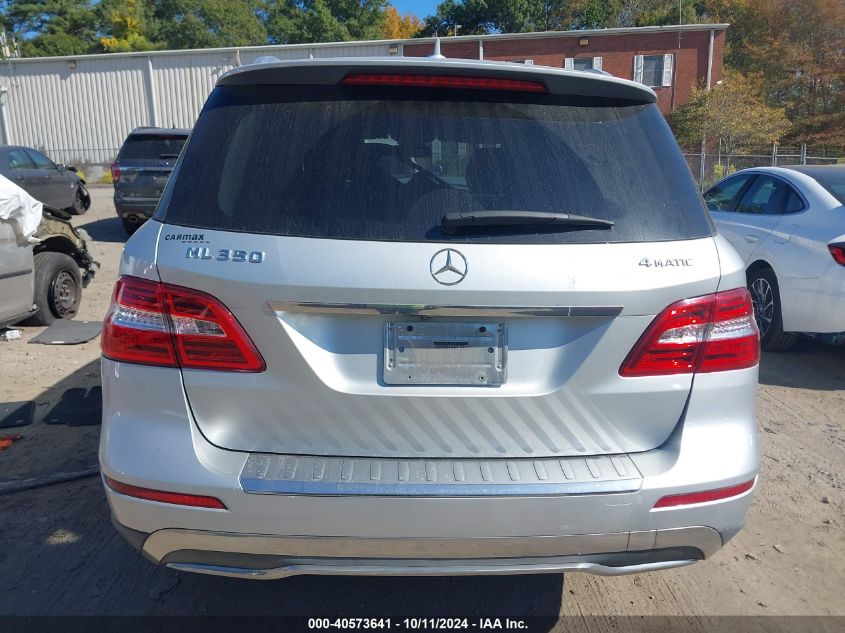 2013 Mercedes-Benz Ml 350 4Matic VIN: 4JGDA5HBXDA227628 Lot: 40573641