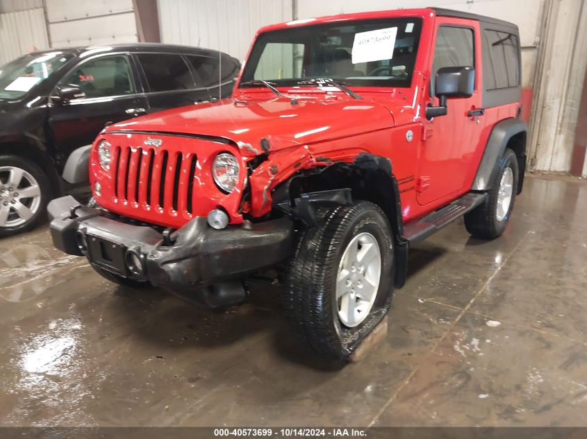 2015 Jeep Wrangler Sport VIN: 1C4GJWAG3FL544171 Lot: 40573699