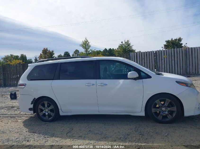 2016 Toyota Sienna Se 8 Passenger VIN: 5TDXK3DCXGS700517 Lot: 40573738