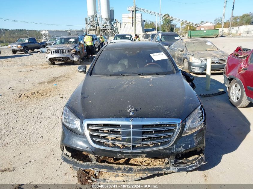 2018 Mercedes-Benz S 450 4Matic VIN: WDDUG6EBXJA371176 Lot: 40573741