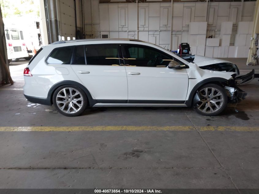 2019 Volkswagen Golf Alltrack Tsi S/Tsi Se/Tsi Sel VIN: 3VWH17AU3KM503948 Lot: 40573854