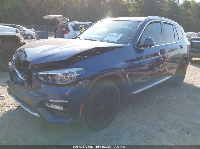 VIN 5UXTR9C57KLD96672 2019 BMW X3, Xdrive30I no.2