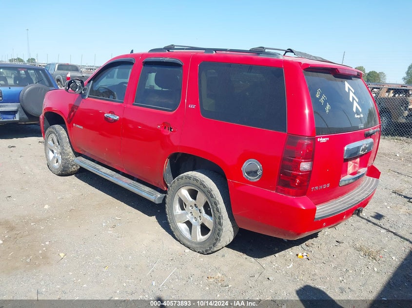2008 CHEVROLET TAHOE VIN: 1GNFK13018J174436