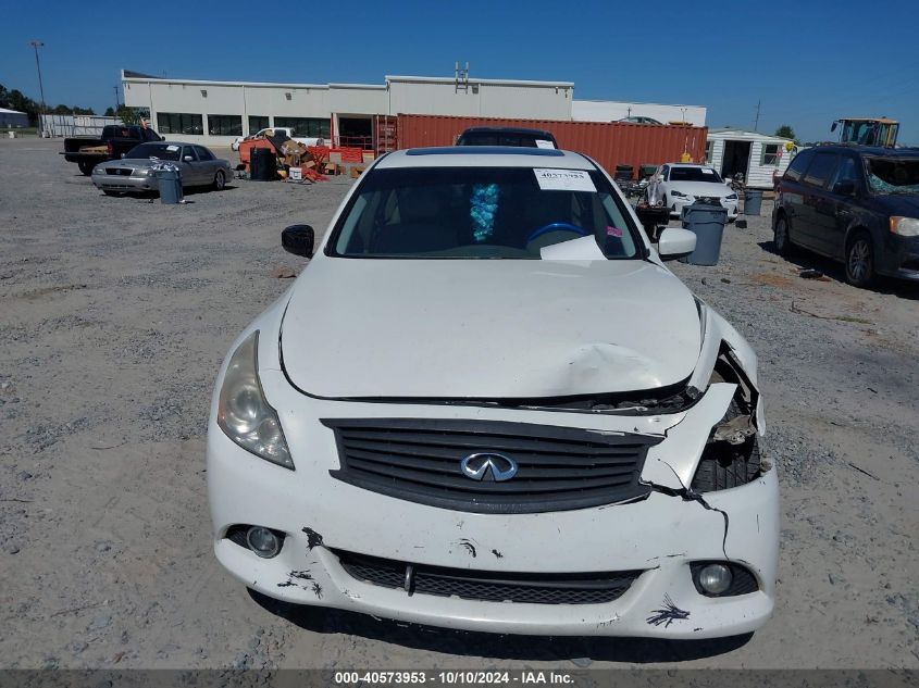 2013 Infiniti G37X VIN: JN1CV6AR4DM752042 Lot: 40573953