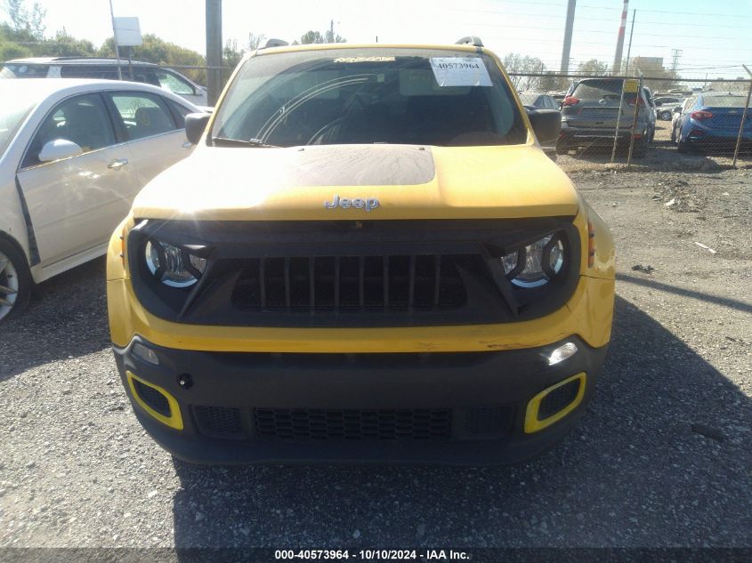 2017 Jeep Renegade Sport Fwd VIN: ZACCJAAB7HPE75554 Lot: 40573964