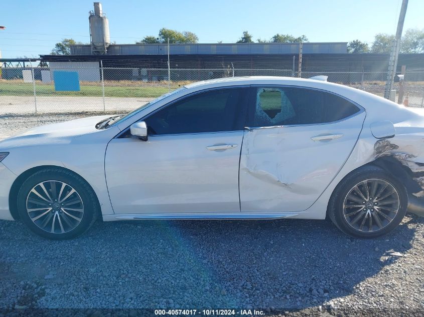 2018 Acura Tlx Advance VIN: 19UUB2F76JA007365 Lot: 40574017