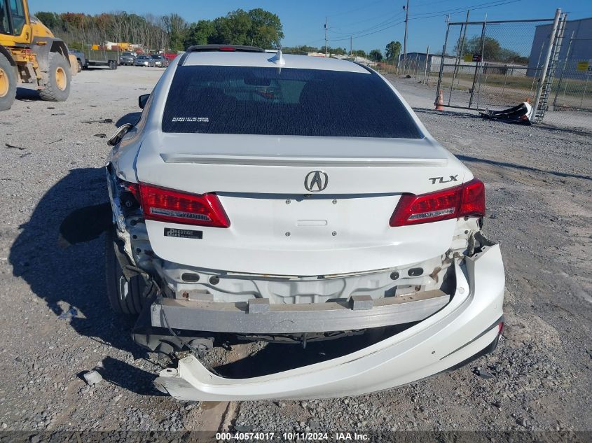 2018 Acura Tlx Advance VIN: 19UUB2F76JA007365 Lot: 40574017