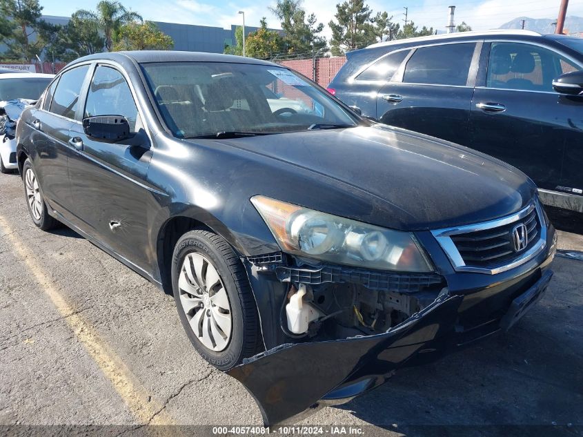 1HGCP2F39AA192375 2010 Honda Accord 2.4 Lx