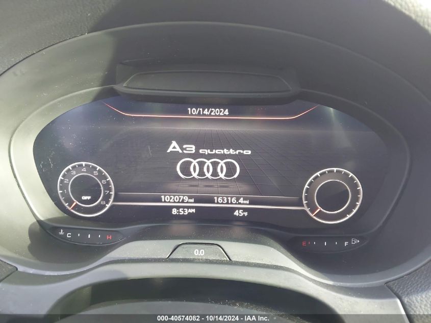 VIN WAUJ8GFF2H1030461 2017 AUDI A3 2.0T PREMIUM