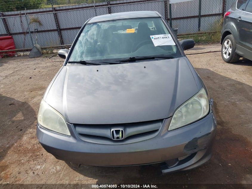 2004 Honda Civic Lx VIN: 1HGES16504L018982 Lot: 40574083