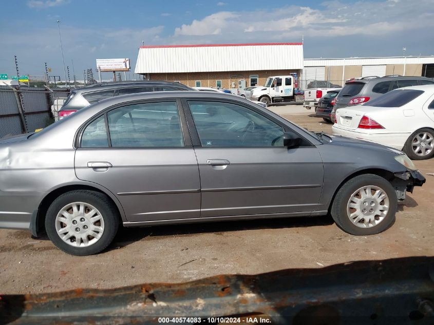 2004 Honda Civic Lx VIN: 1HGES16504L018982 Lot: 40574083