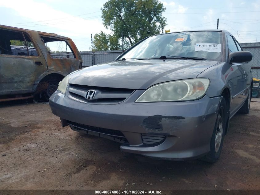 2004 Honda Civic Lx VIN: 1HGES16504L018982 Lot: 40574083