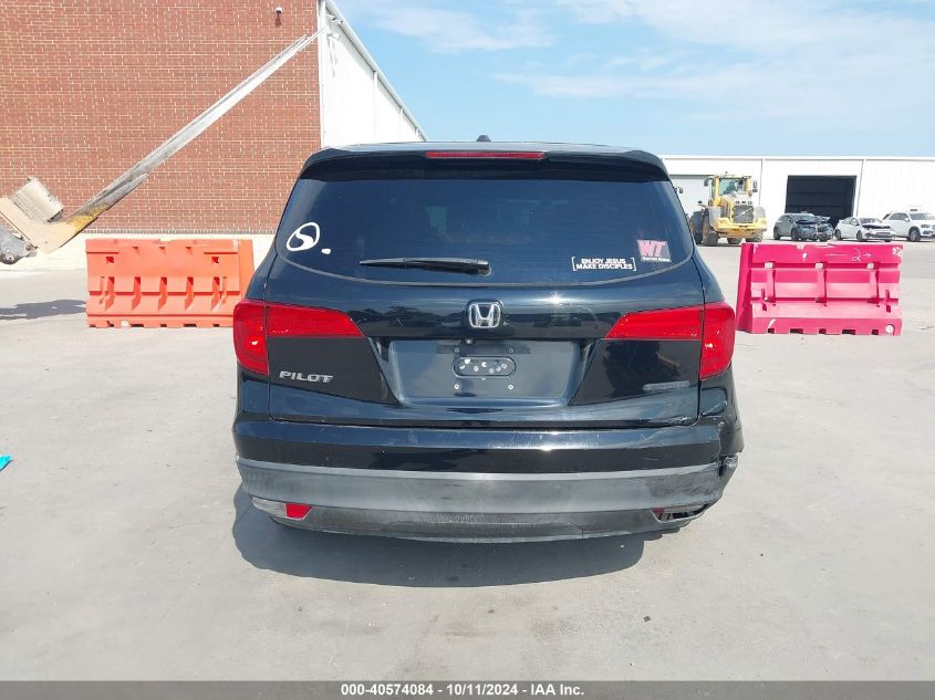 5FNYF5H59GB017891 2016 Honda Pilot Ex-L