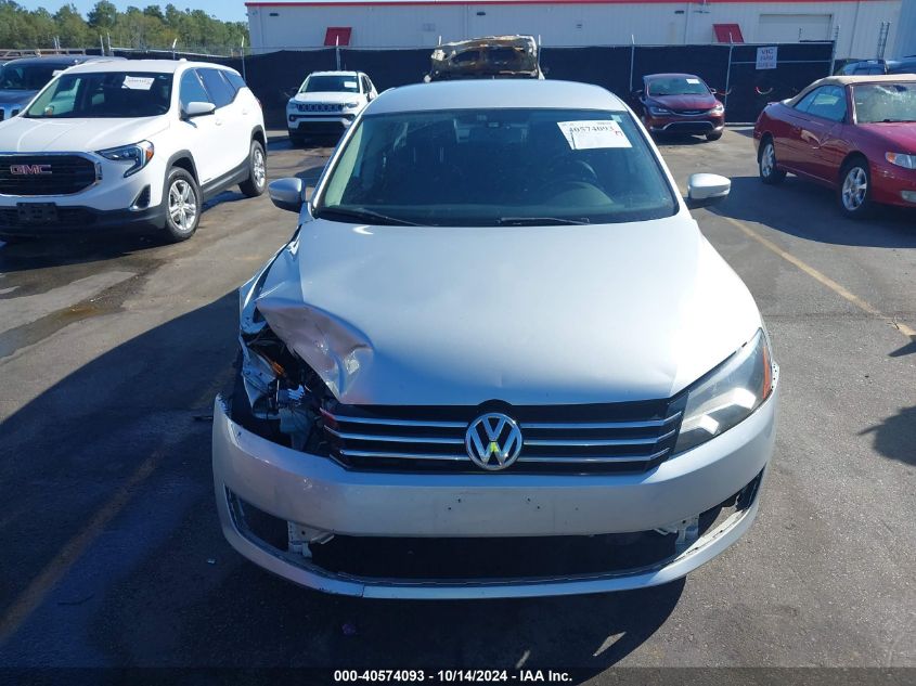 2013 Volkswagen Passat 2.5L Se VIN: 1VWBP7A30DC030252 Lot: 40574093