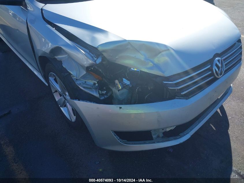 2013 Volkswagen Passat 2.5L Se VIN: 1VWBP7A30DC030252 Lot: 40574093