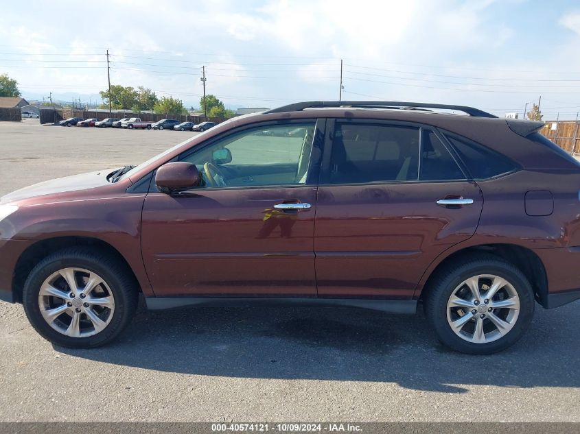 2008 Lexus Rx 350 VIN: JTJHK31U982038100 Lot: 40574121