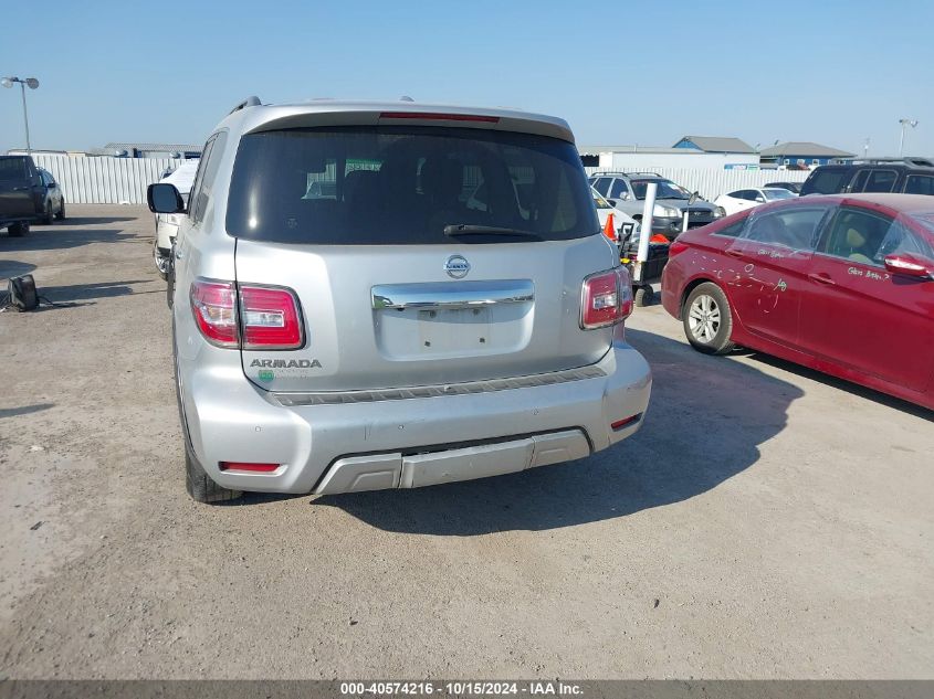 2017 Nissan Armada Sv VIN: JN8AY2ND4H9006027 Lot: 40574216