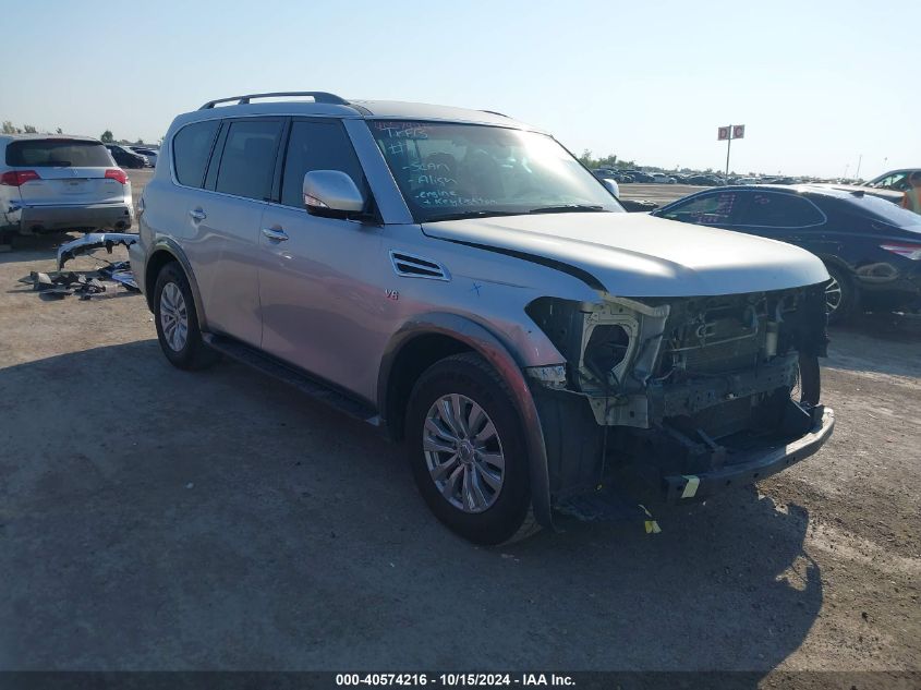 2017 Nissan Armada Sv VIN: JN8AY2ND4H9006027 Lot: 40574216