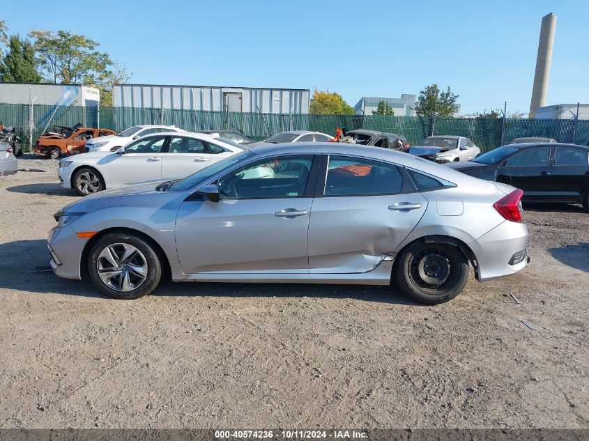 2020 Honda Civic Lx VIN: 2HGFC2F61LH572981 Lot: 40574236