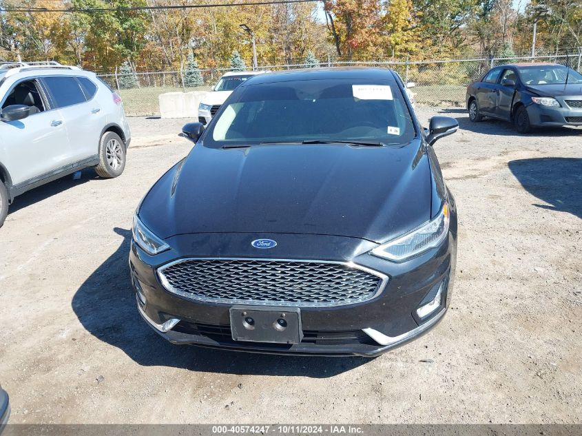 2020 Ford Fusion Titanium VIN: 3FA6P0SUXLR218222 Lot: 40574247