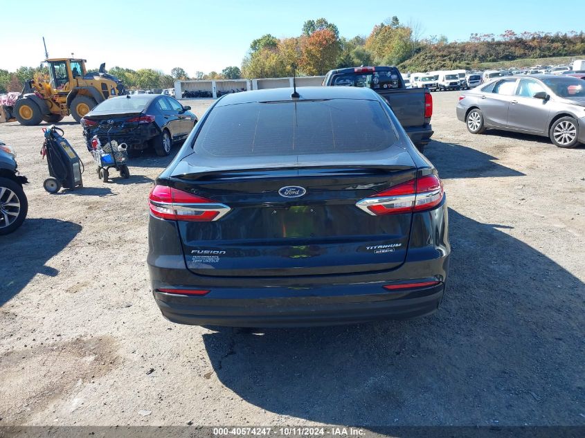 2020 Ford Fusion Titanium VIN: 3FA6P0SUXLR218222 Lot: 40574247