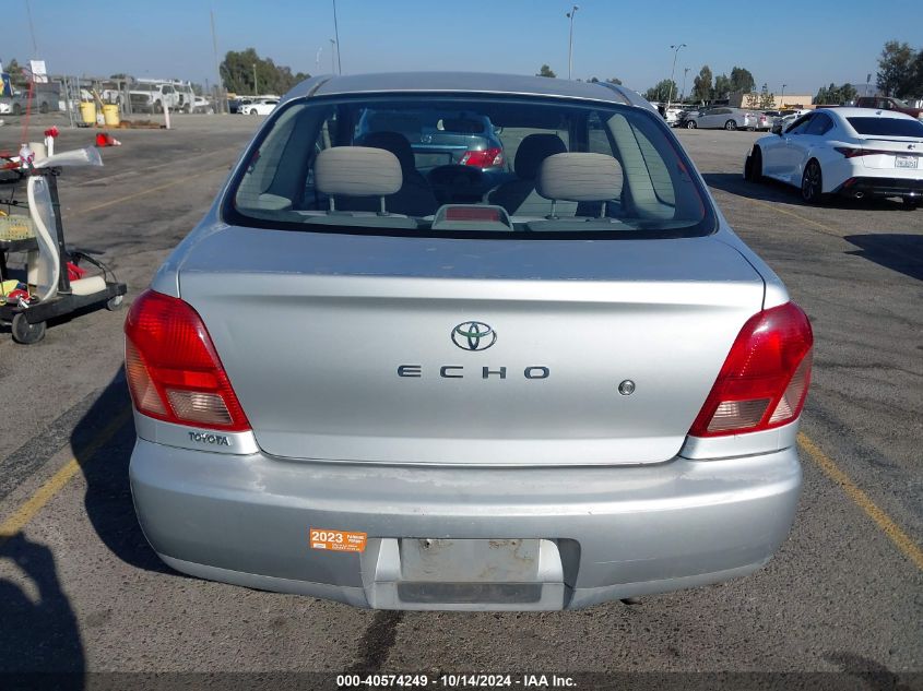 2001 Toyota Echo VIN: JTDAT123110178963 Lot: 40574249