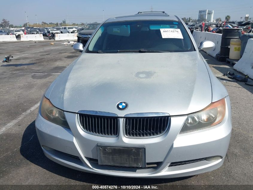 2007 BMW 328I VIN: WBAVC53547FZ78362 Lot: 40574276