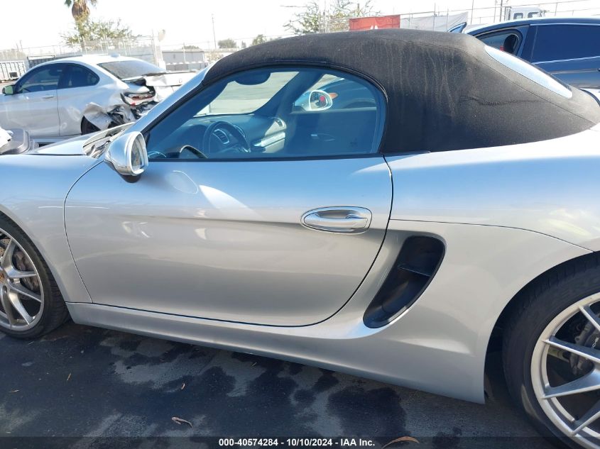 2014 Porsche Boxster Base (M6) VIN: WP0CA2A83ES120705 Lot: 40574284