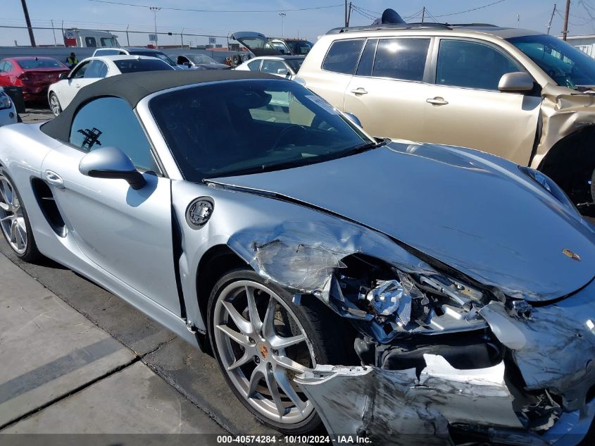 2014 Porsche Boxster Base (M6) VIN: WP0CA2A83ES120705 Lot: 40574284