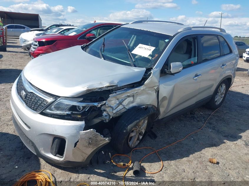 VIN 5XYKT4A77EG490943 2014 KIA Sorento, Lx V6 no.2