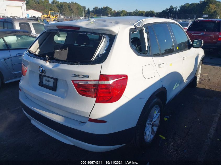 VIN 5UXWX9C52E0D27610 2014 BMW X3, Xdrive28I no.4