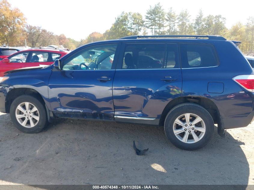 2012 Toyota Highlander Se V6 VIN: 5TDBK3EH6CS134709 Lot: 40574348