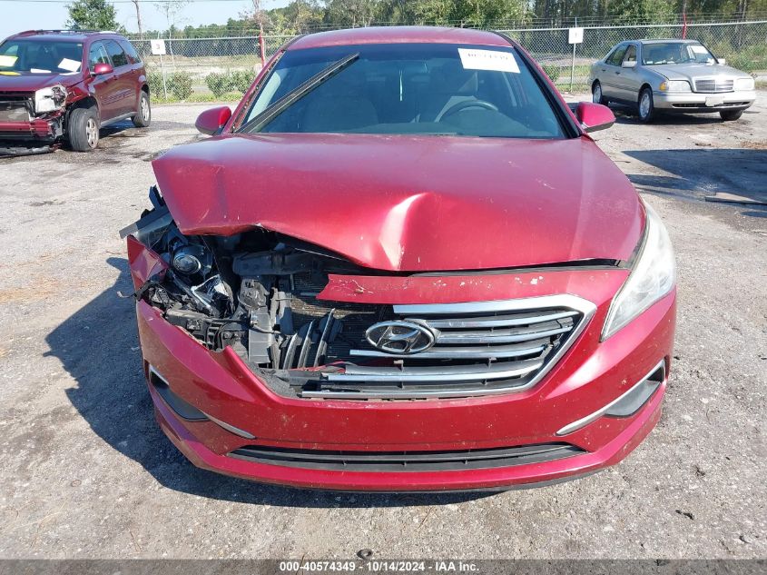 2016 Hyundai Sonata Se VIN: 5NPE24AF7GH379408 Lot: 40574349