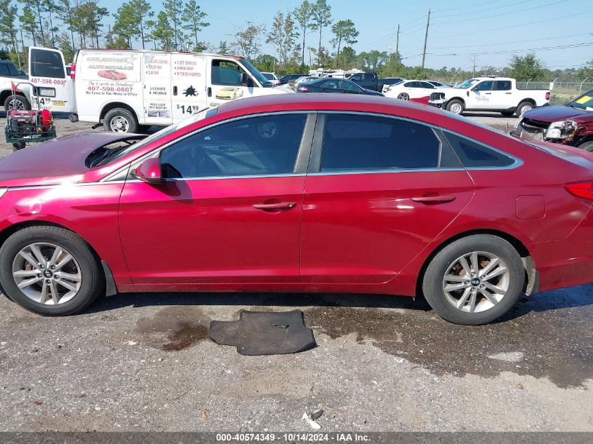 2016 Hyundai Sonata Se VIN: 5NPE24AF7GH379408 Lot: 40574349