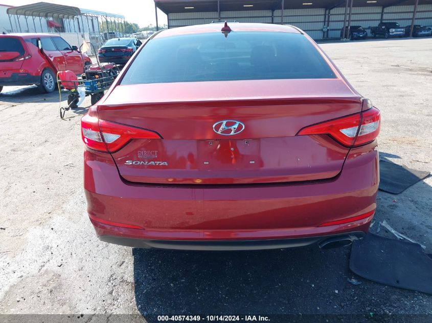 2016 Hyundai Sonata Se VIN: 5NPE24AF7GH379408 Lot: 40574349