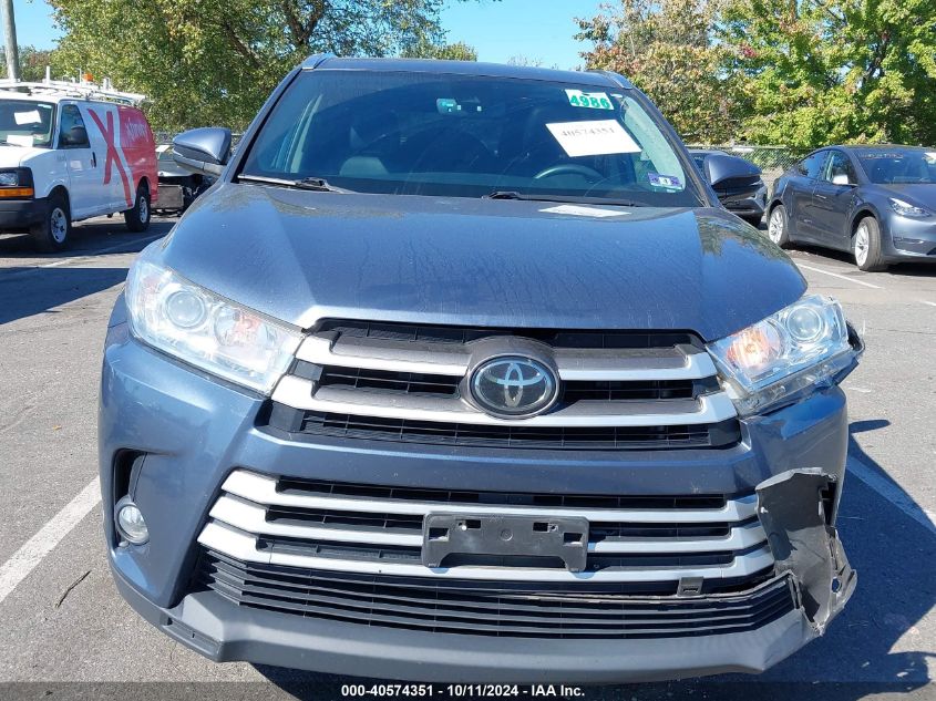 5TDJZRFH6KS970267 2019 Toyota Highlander Xle