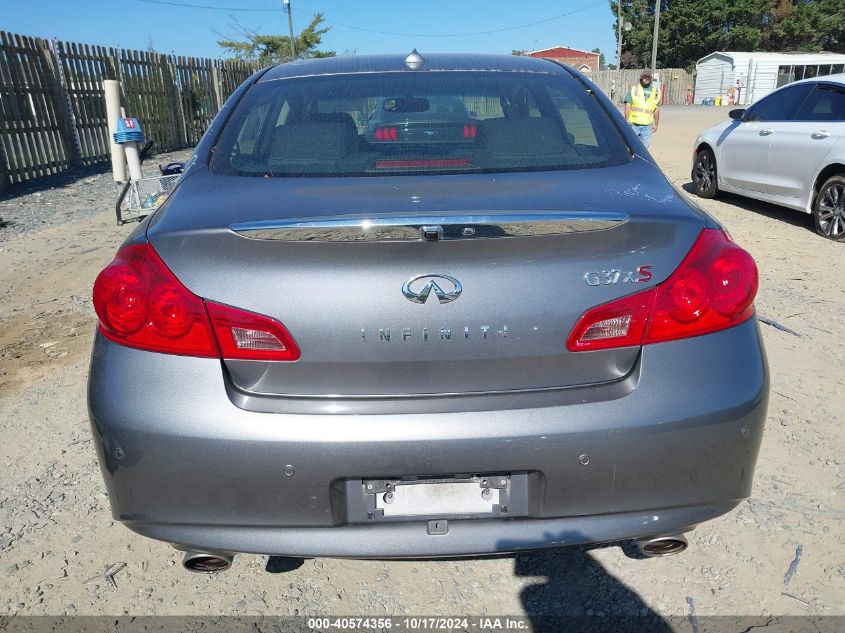 2011 Infiniti G37X VIN: JN1CV6AR5BM411150 Lot: 40574356