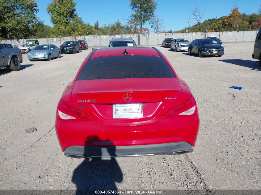 2018 Mercedes-Benz Cla 250 4Matic VIN: WDDSJ4GB6JN516765 Lot: 40574363