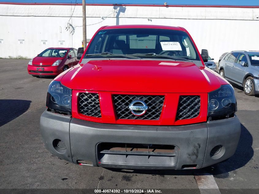 2007 Nissan Titan Xe VIN: 1N6BA07A17N244741 Lot: 40574392