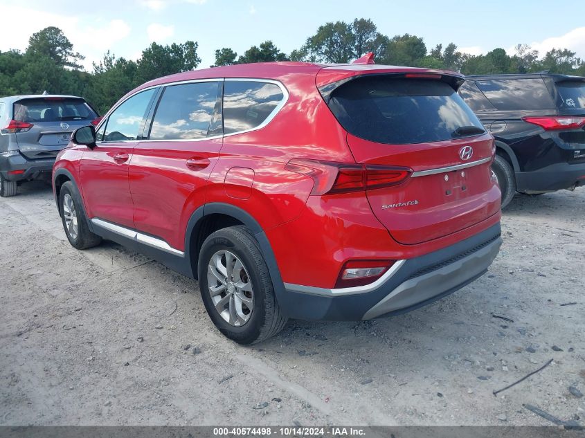 2020 Hyundai Santa Fe Sel VIN: 5NMS3CAD6LH267733 Lot: 40574498