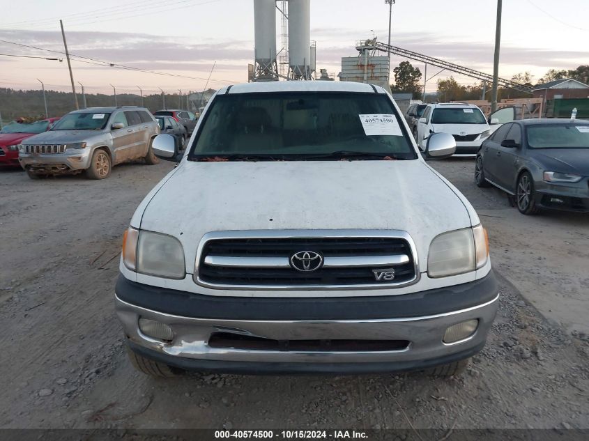 2000 Toyota Tundra Sr5 V8 VIN: 5TBBT4412YS042973 Lot: 40574500