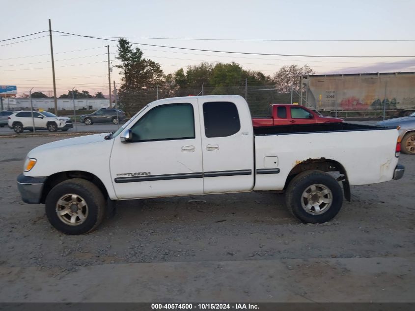 2000 Toyota Tundra Sr5 V8 VIN: 5TBBT4412YS042973 Lot: 40574500