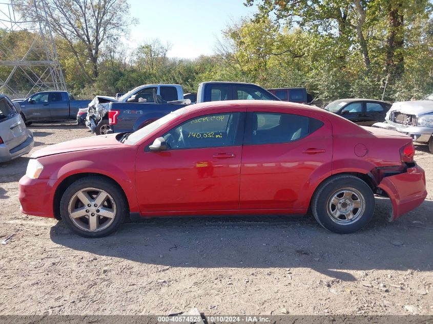 2013 Dodge Avenger Se VIN: 1C3CDZAB2DN685086 Lot: 40574525